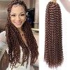 8 Packs Passion Twist Crochet Cheveux Pour Papillon Locs 18 Pouces Longue Vague Eau Crochet Cheveux Passion Tressage Cheveux 