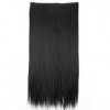 CAISHA by PRETTYSHOP 70cm Clip in Extenisons Extensions De Cheveux Postiche Raide Noir C51a