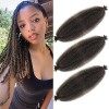 Marley Hair 18 Inch 3 Packs Pre Separated Springy Afro Twist Hair for Faux Locs Crochet Hair Synthetic Protective Spring Twis