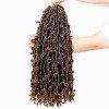 6 Packs Butterfly Locs 24 Pouces Crochet Tresses Cheveux Synthétiques Pré Boucles Doux Locs Déesse crochet braids 24 pouces F