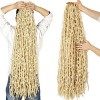 Nouveau Faux Locs Crochet Cheveux 36 Pouces 21 brins/paquet 5 Packs Doux Locs Crochet Tresses Cheveux Pré-Écoupés Déesse Locs