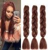 Ombre Jumbo Extension de Fibre Synthétique Braids Meches 24" Braiding Hair Tressage Extension Kanekalon Meches Pour Tresses A