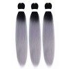 Lot de 3 extensions de cheveux pré-étirés pour tresser les cheveux - 24 inch Kanekalon africain tresses extension de cheveux 