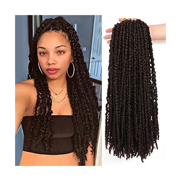 20 Inch Passion Twist Hair Crochet Braids Meches Pour Tresses Africaine Rajout Cheveux Tresses Mèche Cheveux Extension Cheveu