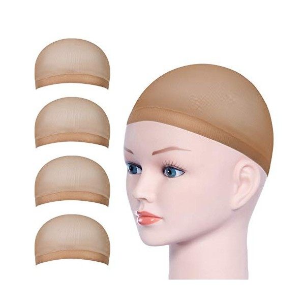 Filet à cheveux en maille pour femmes, casquettes de perruque