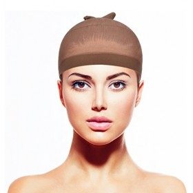 12 Pack Nylon Cap de Perruque pour Femmes Et Hommes Marron Clair 