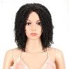 Style Icon 6" Short Dreadlock Wig Twist Wigs for Black Women Short Curly Synthetic Wigs 17cm, T1B/30 