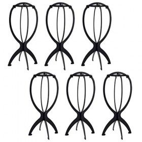 PIQIUQIU 6 Support Durable pour Perruques, Support de Chapeau Porte-Perruque 36 x 16 cm / 14,2 ”x 6,3”