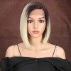 Style Icon Perruques Lace Front Wigs Droite Synthetique 9“/22cm Perruque Courte Raide Devant En Dentelle Short Bob Wig Perruq