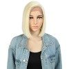 Style Icon Perruques Lace Front Wigs Droite Synthetique 9“/22cm Perruque Courte Raide Devant En Dentelle Short Bob Wig Perruq