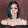 Style Icon Perruques Lace Front Wigs Droite Synthetique 9“/22cm Perruque Courte Raide Devant En Dentelle Short Bob Wig Perruq