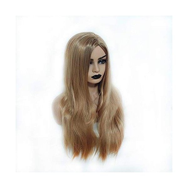 Perruques Bresiliennes Femme Cheveux Naturels Long Wave Sexy Mode Pas Cher Blond Postiches Wig Hair Or 