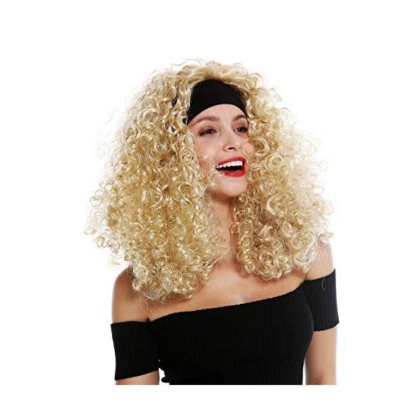 WIG ME UP - LM-153-ZA89/ZA88 Perruque Dame Bandeau Longue bouclée volumineuse Blond