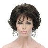 AIYLMZ Perruques Courtes Pixie Cut pour Femmes, Perruques de Cheveux Complets Synthétiques Naturels en Couches pour Femmes, U