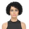 Perruque Bresilienne Bouclée Perruque Afro Kinky Naturelle Courte Perruque Femme court bouclés perruques de cheveux humains p