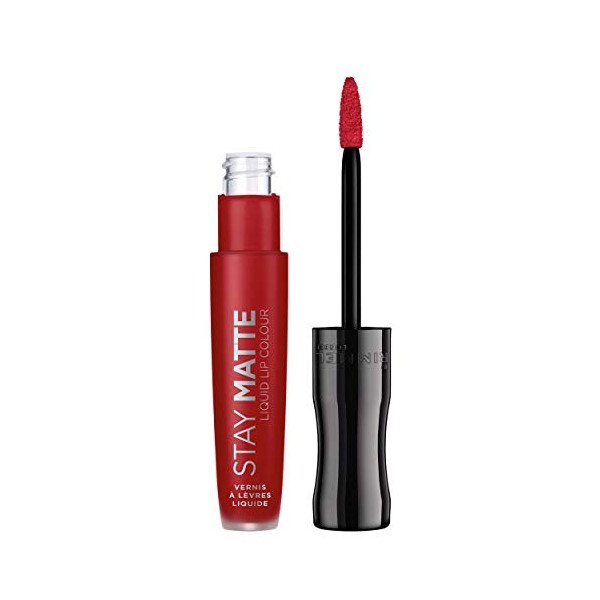 Rimmel - Rouge à Lèvres Stay Matte Liquide - Fini Mat - Waterproof et Sans Transfert - 500 Fire Starter - 5,5ml