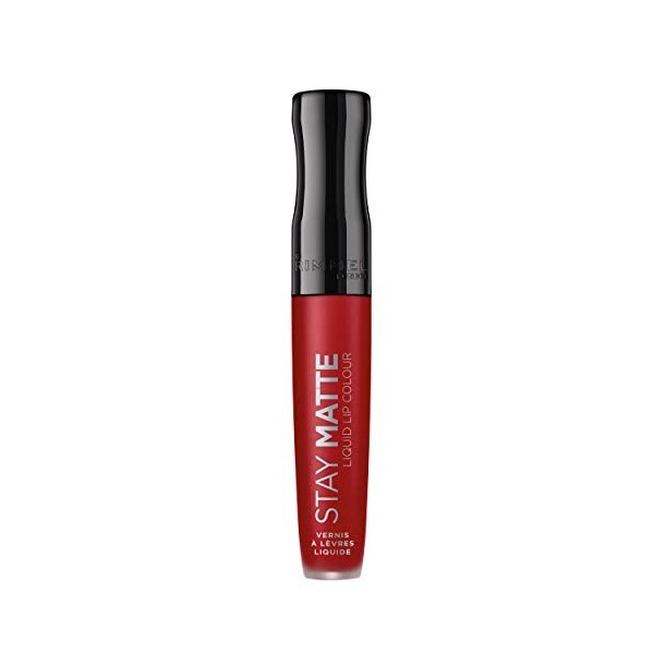 Rimmel - Rouge à Lèvres Stay Matte Liquide - Fini Mat - Waterproof et Sans Transfert - 500 Fire Starter - 5,5ml