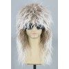 Topcosplay Perruque Homme des années 80 des années 70, Perruque nuque longue, Proll mulet Perruque Punk Blonde pour Carnaval 