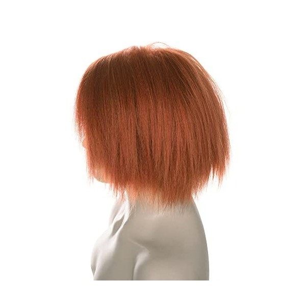 Orange Yak short hair | Evil Doll Hair damnation Role Playing Halloween clown hair Orange 