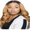 Perruque Femme Ombre Lace Frontal Wig Human Hair Brésilien Wig 150% Density 4x4 Lace Closure Wig 1B/27 Colored Body Wave Wig 