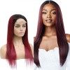 Perruque Femme Ombre Lace Frontal Wig Human Hair Brésilien Wig 150% Density 4x4 Lace Closure Wig 1B/27 Colored Body Wave Wig 