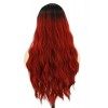 Topcosplay 24" Blond Ondulée Perruque pour Femmes et Filles Longue Bouclée Synthétique Perruque avec Racines Noires pour une 