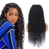 Perruque Femme Naturelle Wig Lace Front Human Hair 4x4 Lace Front Wig Perruque Cheveux Humains Femme Kinky Straight Hair Glue