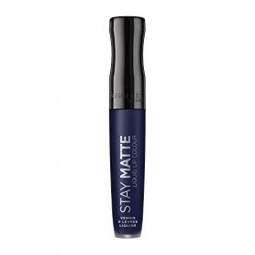 Rimmel - Rouge à Lèvres Stay Matte Liquide - Fini mat - Waterproof et sans transfert - 830 Blue Iris - 5,5ml
