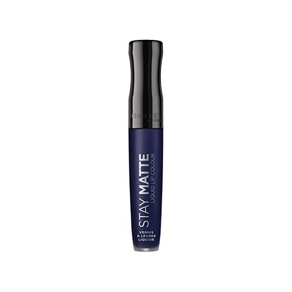 Rimmel - Rouge à Lèvres Stay Matte Liquide - Fini mat - Waterproof et sans transfert - 830 Blue Iris - 5,5ml