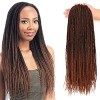 7Packs Crochet Braids Meches Extension Cheveux Naturel Meches Pour Tresses Africaine Perruque Noire Perruque Femme Naturelle 