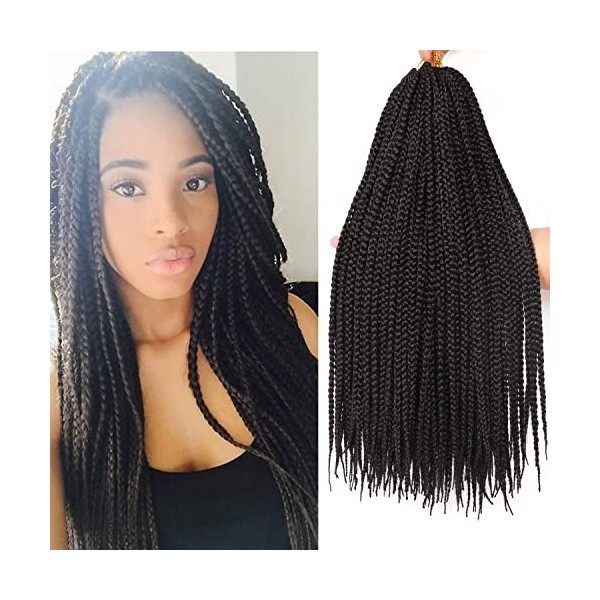 7Packs Crochet Braids Meches Extension Cheveux Naturel Meches Pour Tresses Africaine Perruque Noire Perruque Femme Naturelle 