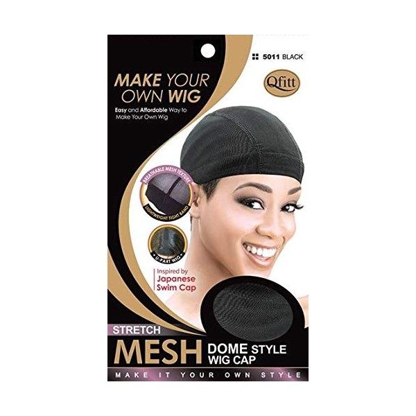  12 Pack Qfitt - Mesh Dome Style Wig Cap 5011 by Qfitt