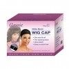 Annie Wide Band Wig Cap, Black, 144 Count by Annie