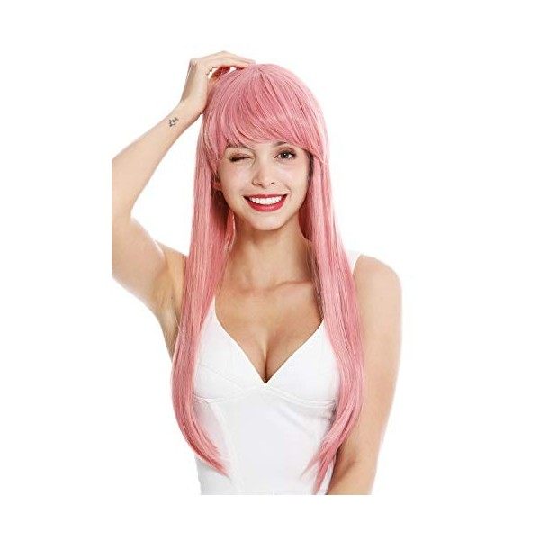 WIG ME UP - YZF-41062-86 Perruque dame longue lisse frange raie blond