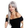 WIG ME UP - YZF-41062-86 Perruque dame longue lisse frange raie blond