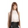 WIG ME UP - VK-7-12SP8 Perruque dame extrêmement longue lisse brun