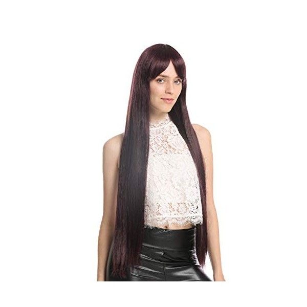 WIG ME UP - VK-7-12SP8 Perruque dame extrêmement longue lisse brun