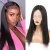 13x4 Lace Frontal Wig Straight Bob Wigs Lace Front Human Hair Perruque frontale en dentelle Wigs 25 cm droit Transparent Lace