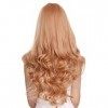 WIG ME UP - C8026-22/344 Perruque dame frange longue lisse pointes légèrement bouclées mélange blond cendré blond rouge