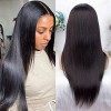 Ladiary Hair Perruque femme naturelle brésilien lisse droits 4x4 lace closure wig perruques cheveux naturels pour black vrai 