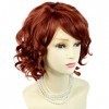 NEW !!! Lovely Short Wig Curly Fox Red Summer Style Skin Top Ladies Wigs UK by Wiwigs