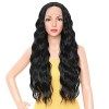 Lace Front Wig Perruque Pour Femme Naturelle Mixte Blond Ondulés 30 Pouces Longue Bouclés Synthétiques Cheveu, Long Curly Wav