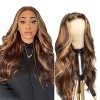 AiPliantfis Lace Front Wig Burgundy Echthaar Perücke Free Part Wig With Baby Hair Bleached Knot Brazilian Remy Hair Unprocess