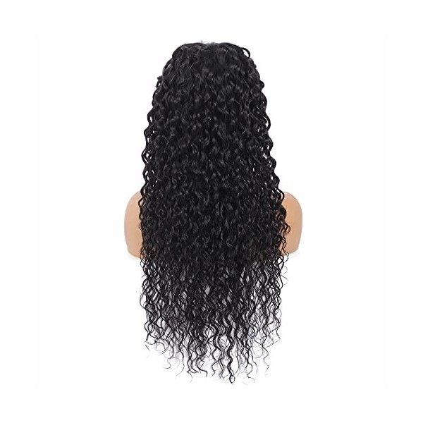 Perruque Bresilienne Perruque Cheveux Humain 4x4 Lace Front Wig Human Hair Water Wave Wig HD Lace Wig Pre Plucked Knots Natur