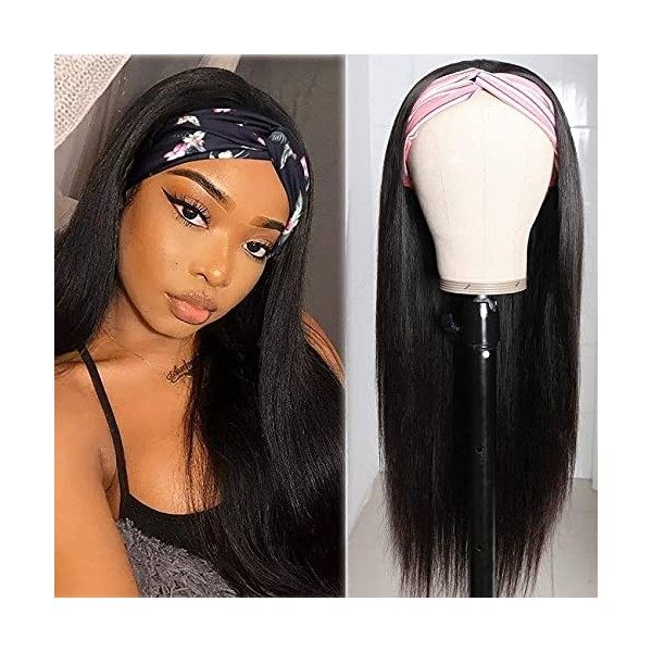 Perruque bandeau cheveux humain perruque bresilienne Ondulé perruque avec bandeau 150% Densité perruque femme body wave human