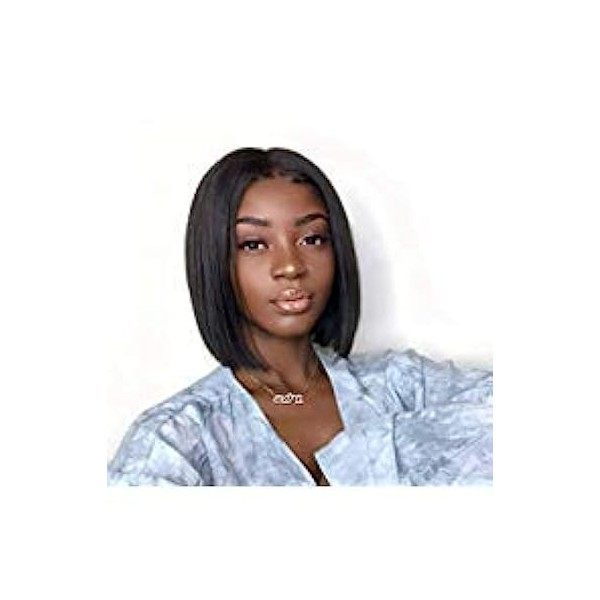 Jaja Hair Short Bob Wig Lace Front Human Hair Wigs For Black Women Brazilian Virgin Hair Straight Bob Wig Remy Hair Wigs 10 I