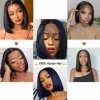 Jaja Hair Short Bob Wig Lace Front Human Hair Wigs For Black Women Brazilian Virgin Hair Straight Bob Wig Remy Hair Wigs 10 I