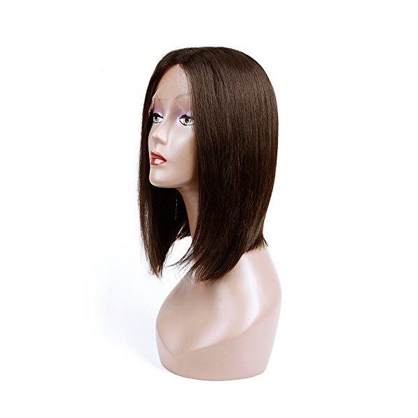 Mila 10inch/25cm Perruque Femme Cheveux Naturel Blond 613 Lace Front Wig 100% Human Hair Brazilian Remy Hair Wig Short Bob