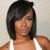 ZANA 13x6 Straight Brazilian Virgin Human Hair Lace Front Wig with Baby Hair Side Part Short Bob Human Hair Lace Wigs for Bla