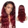 Short Bob Wig Perruque Femme Naturelle Lace Wig Human Hair 4x4 Lace Closure Wig Ombre Body Wave Wig Wig 8A Brazilian Virgin H